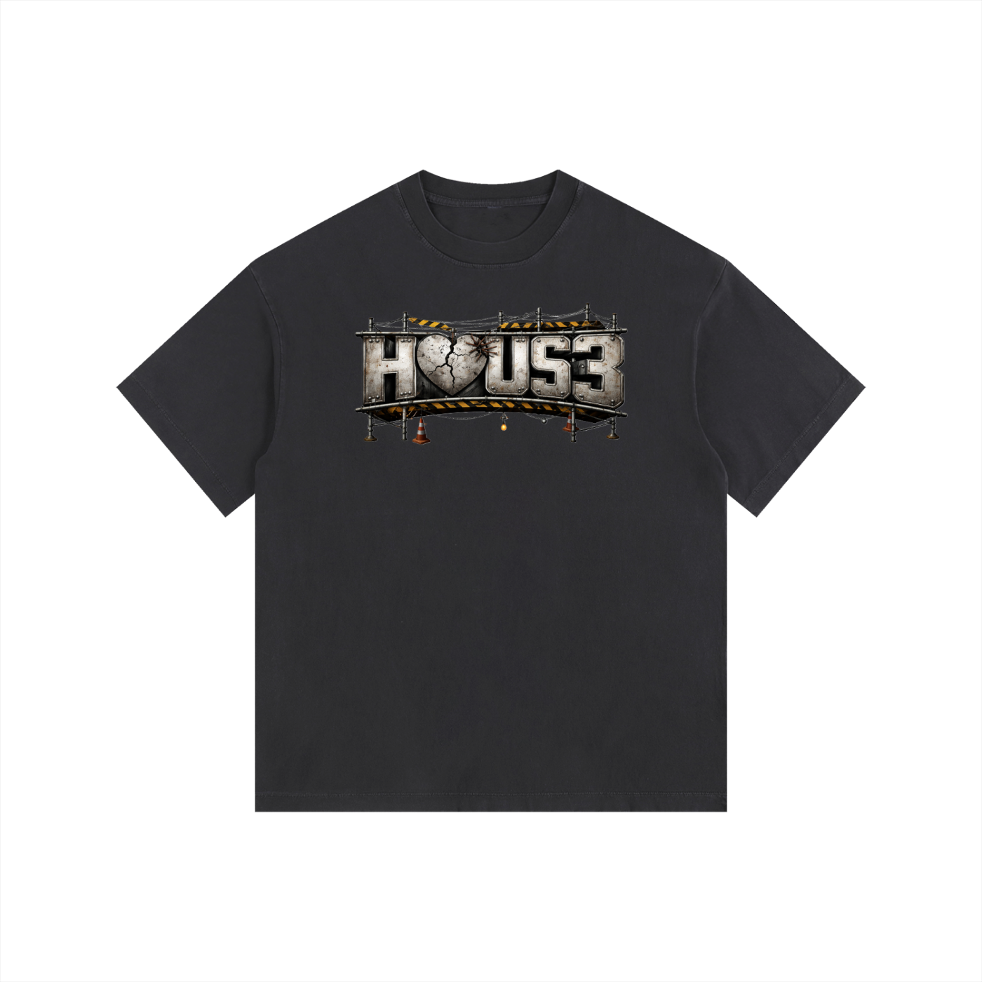 NO HARD FEELINGS Oversized Vintage Tee