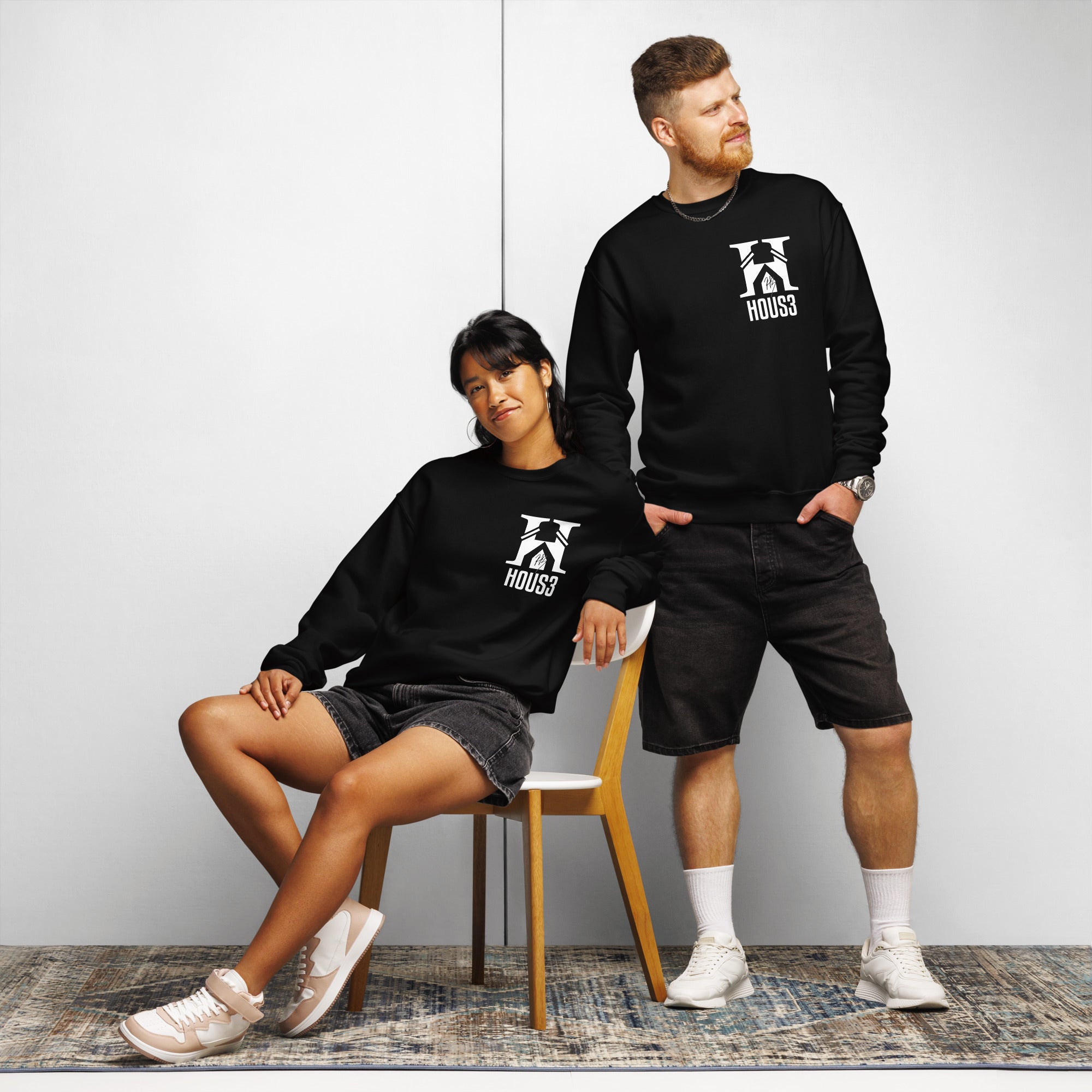 FOUNDATION Patch Crew neck sweatshirt – The WearHOUS3